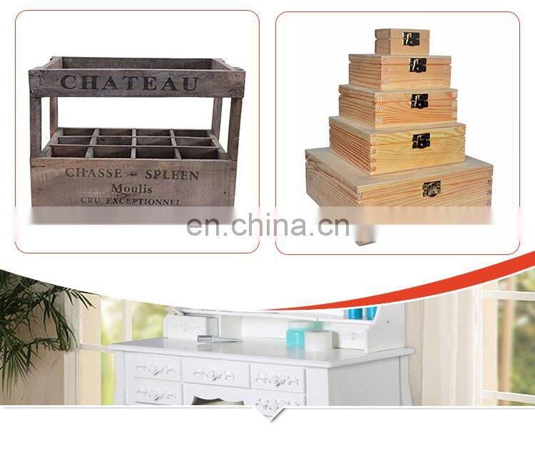 Wooden Wine Fruit Vegetable Wine Storage Crate Box
