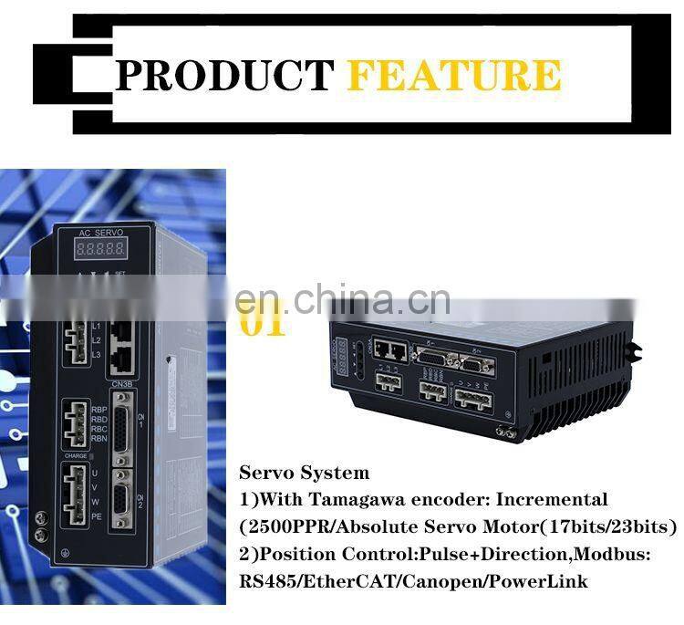 SZGH powerful servo motors high efficiency ac servo motor 100w