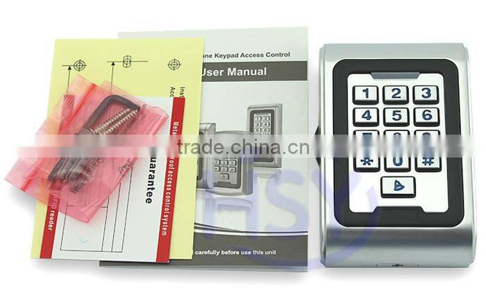 Standalone RFID Relay Control One Door 2000 Card Users Digit Access Control Keypad