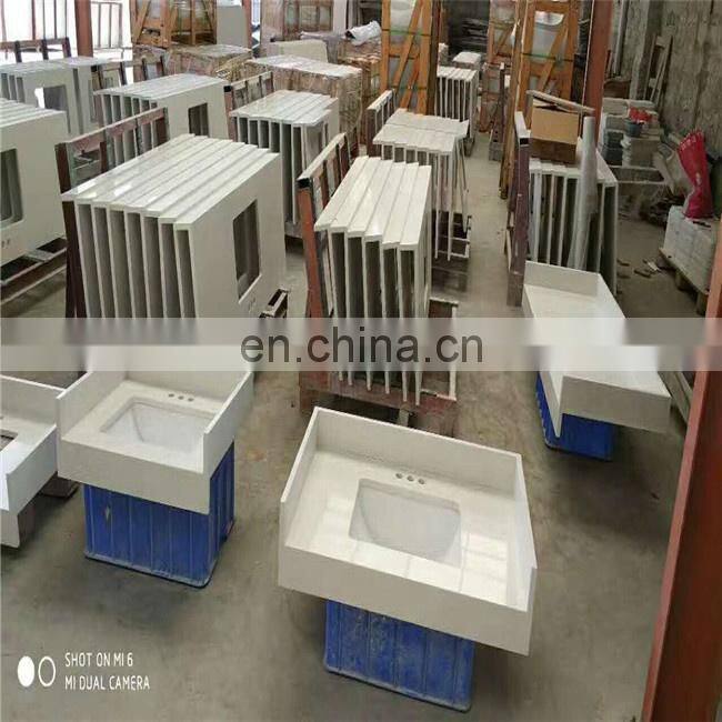 River white quartz counter top