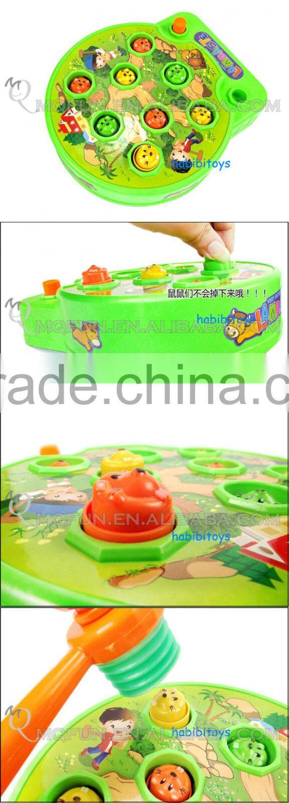 Mini Qute plastic Classic game Whack-a-mole strike susliks action figures kids indoor electronic toys NO.MQ 045