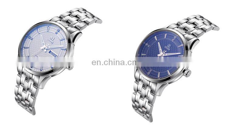 Utime Automatic Watch 316L Case Double Calendar Luminous Wristwatch Japan Automatic Movement Watches U0032G Relogio Masculino