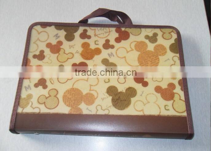 stationery manufacturer custom a4 size clear pvc bag with zipper RYX-ZB613