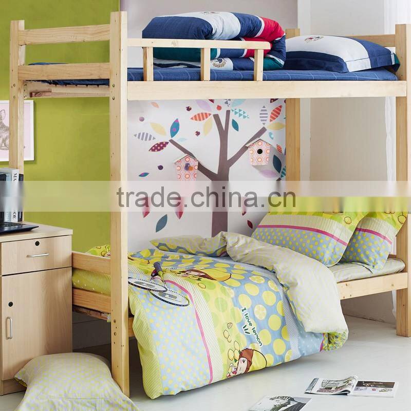 Lovely naive animal printed children bed sets