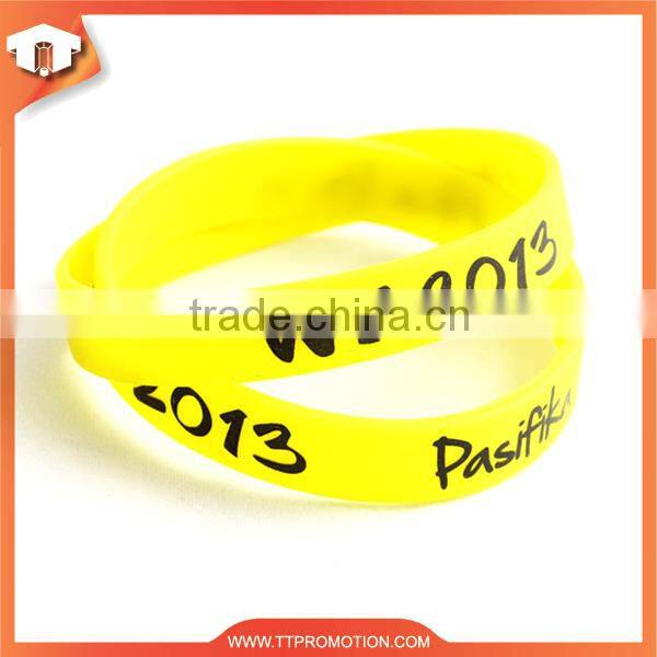 High quality hot thailand silicone wristband for gift