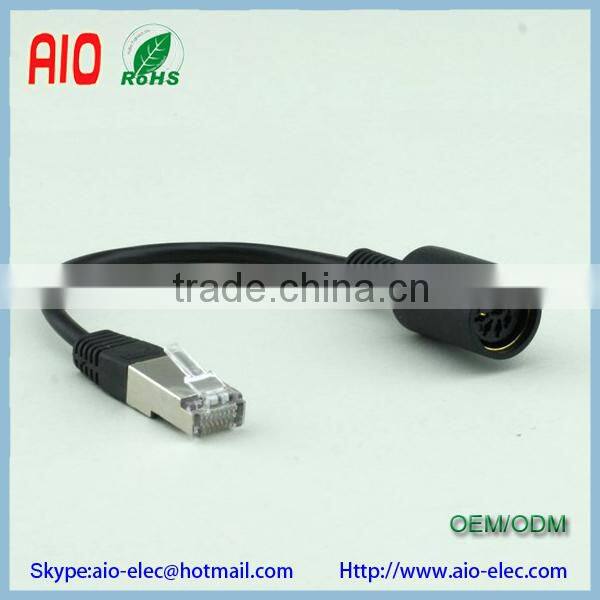 RJ45 Powerlink compatible to Twin RCA Phono cable