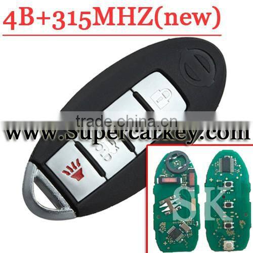 Best quality 4 Button Remote key For Nissa New Tenna 315MHZ