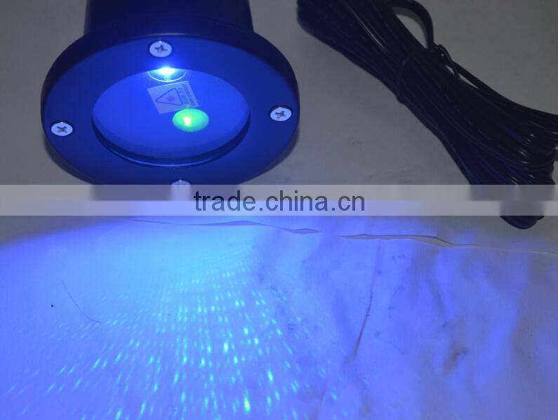 Garden Tree and Wall Decoration Outdoor Laser Spot lights for Holiday Lighting (Green and Blue leds))