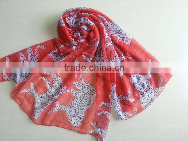 2013 New style ladies water ripples printing scarf