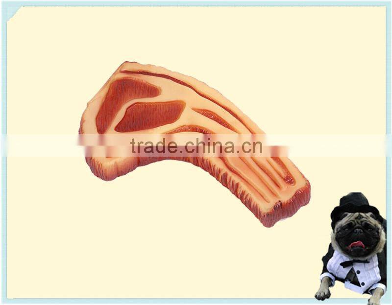 The simulation meat piece of pet toys wholesale