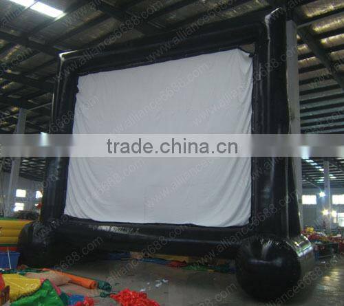 2014 outdoor advertising equipment inflatable movie screen