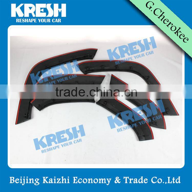 NEW hot sell ABS KRESH Fender Flares for Grand Cherokee Summit and SRT8 4x4 SUV accessories from Kaizhi Manufacturer