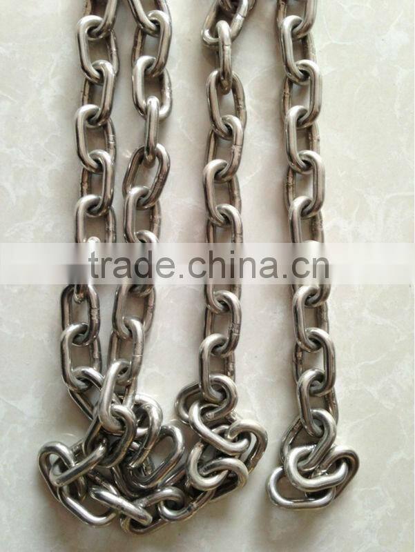 Stainless steel welded link chains factory direct selling
