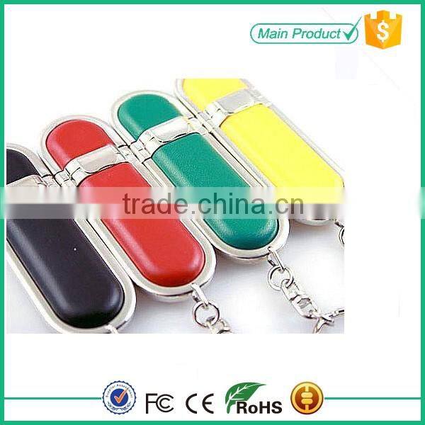 Alibaba shipping supplier hot sale 8gb leather usb flash drive