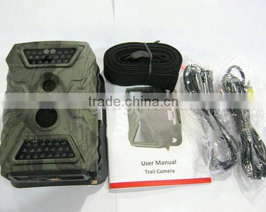 Low price HD trail camera for hunting game 40pcs LED clear night vision