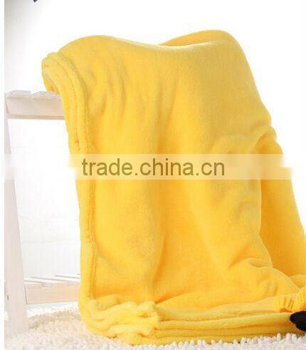 Yellow emoji Stuffed Animal Blanket/animal eomoji hood blanket/OEM comfort baby toys stuffed emoji blanket