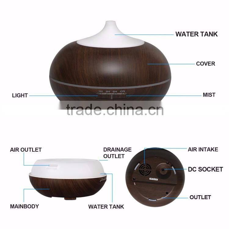 CE,CSA,EMC,GS,ROHS,SASO,UL approval aroma diffuser 608-54 Light Wood