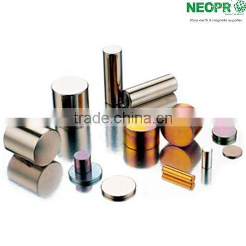 N52 cylinder NdFeB magnet 3x5mm with NiCuNi coating