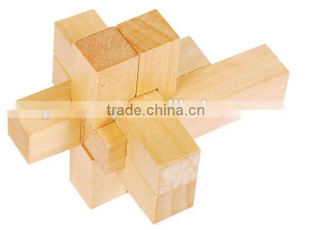 3d wooden puzzle games magic lock toys