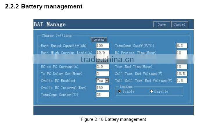 Substation power supply control and monitor with Touch screen graphic LCD