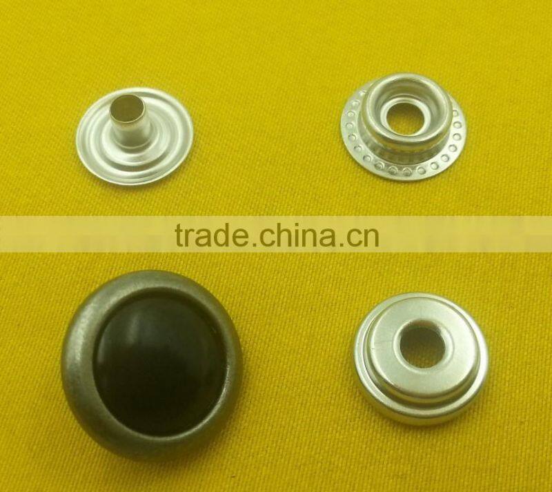 2015 New Arrive Zinc alloy Cap Press Studs Fastener For Jackets -- MA4678