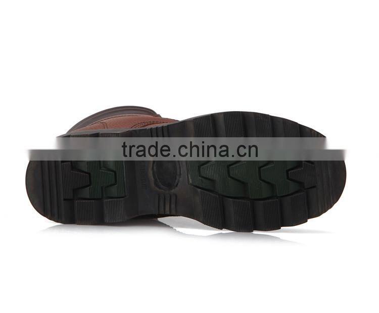 action leather work shoes /rubber outsole work man shoes