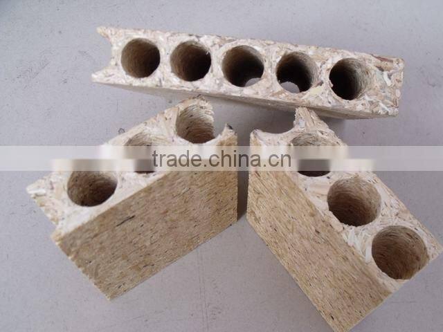 Tubular particle board for door