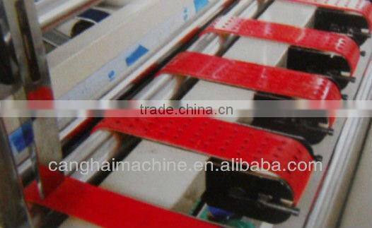 automatic glue machine / carton box folding and gluing equipment / auto folding and auto glueing