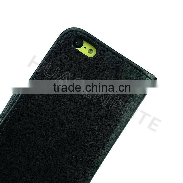100 pattern Wallet Leather Case For iPhone5C, Newest Flip Leather Case For iPhone5C