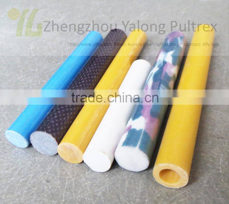 Professional fiberglass pultrusion manufacturer supply frp pultruded rod/solid frp rod - ISO9001-2008