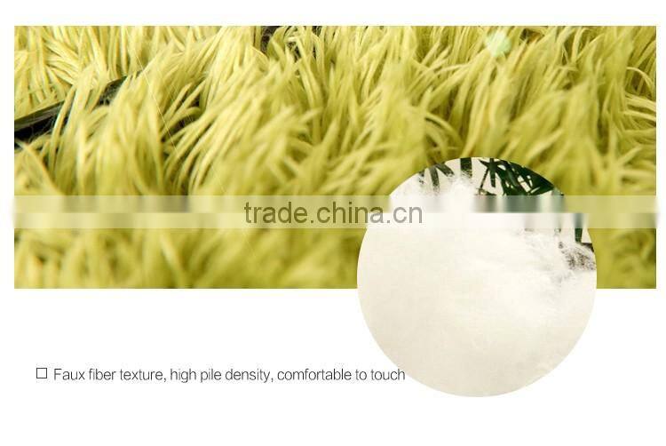 2016 cheap wholesales best prices green large microfiber polyester shaggy plush area carpet rugs with anti slip backing for home