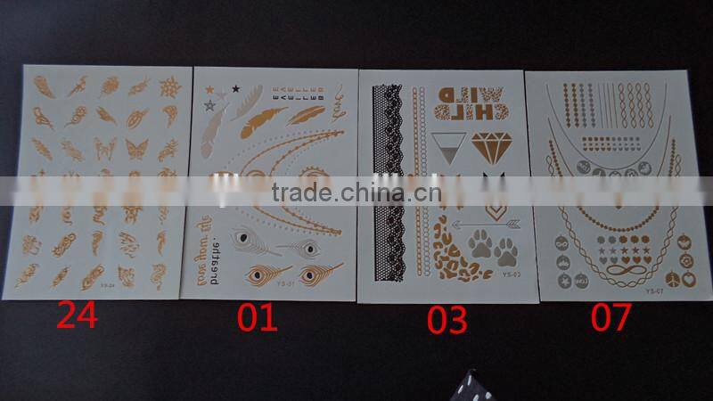 YS metallic tattoo Flash tattoo wholesale