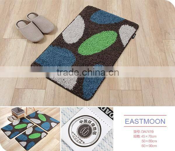 2016 new pattern anti-slip bathroom kitchen contemporary doormats