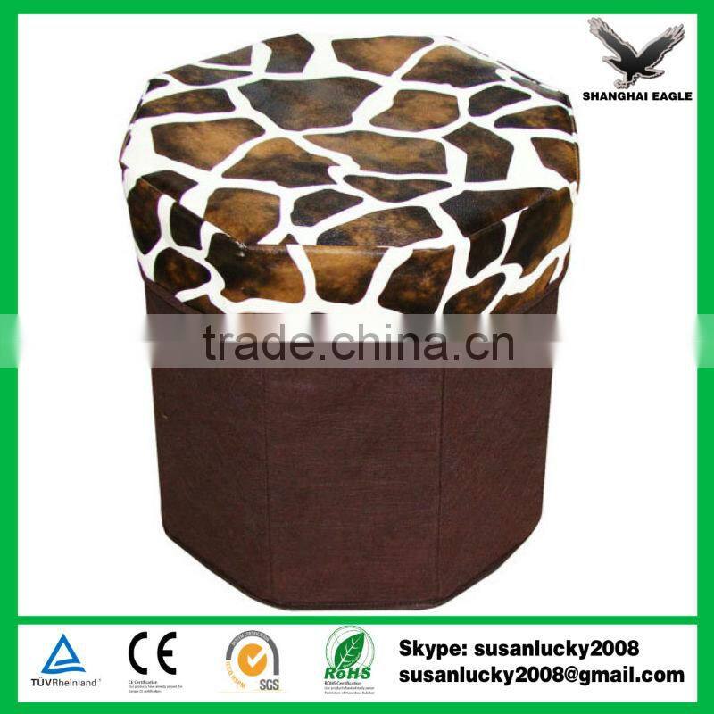 High Quality Non-Woven Foldable Storage Stool with Imprint Logo (diectly from factory)