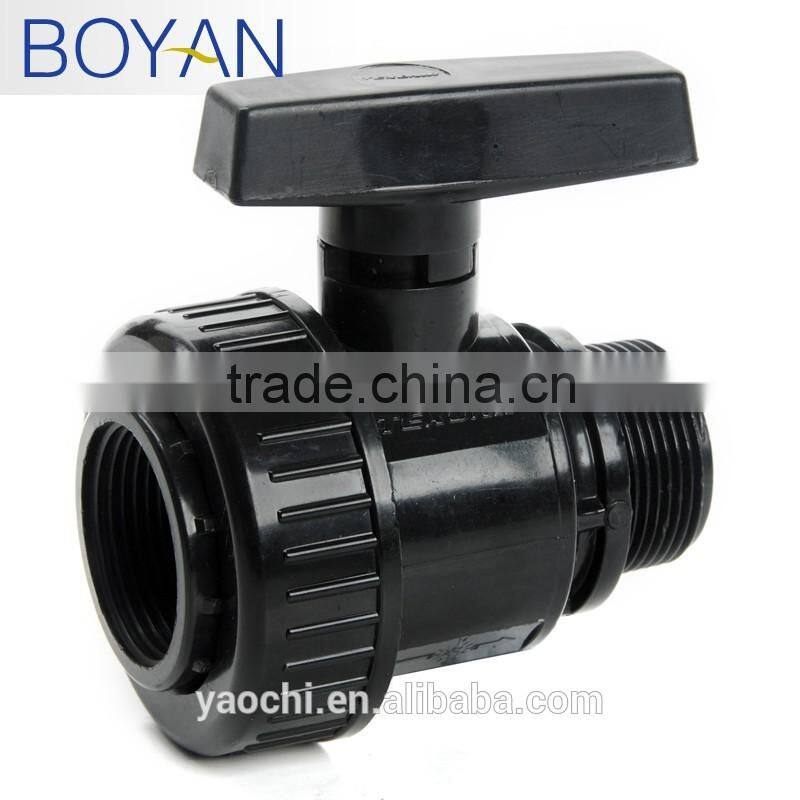 pvc BS thread union with movable head