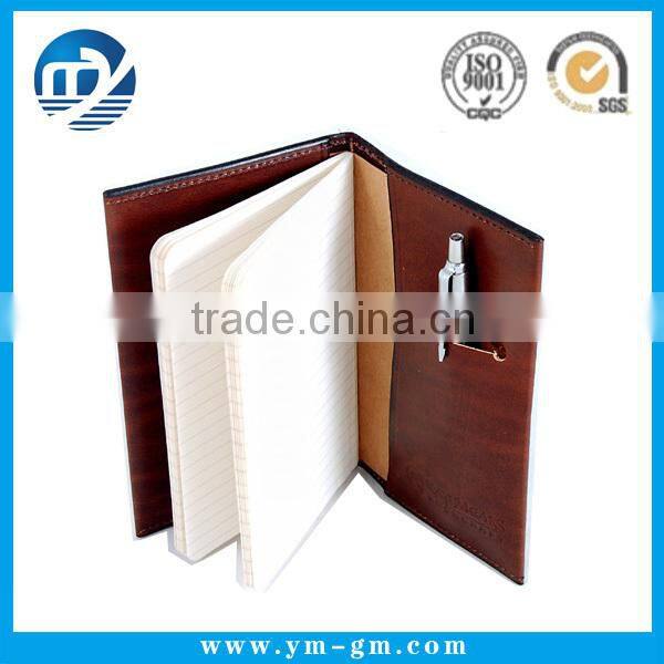 New products leather cover pu notebook / creative covers for hardcover notebook