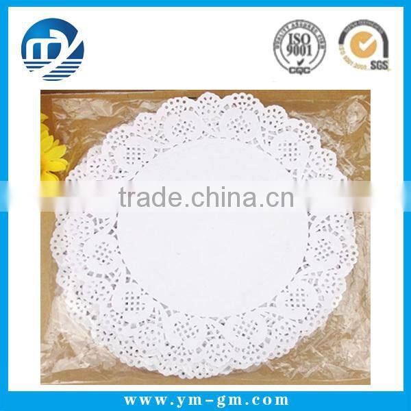 White Color Square Lace Paper Doilies