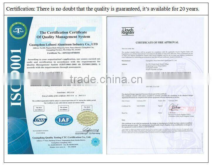 2016 Fashionable new type bathroom metal ceiling finishes