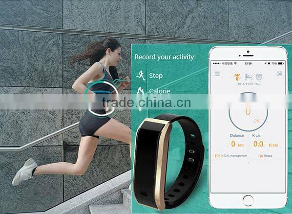 2015 Best smart wristband for Android smart phone, Sport Health Silicone Fashion smart wristband bracelet