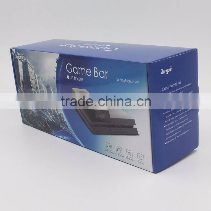 Factory OEM customized hdd external case white&black for PS4 for Playstation 4 Console