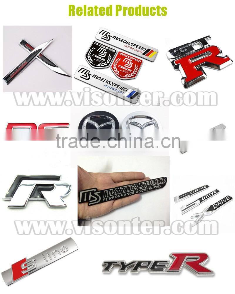 2 PCS zinc alloy Germany flag sticker decal for cars trucks motorcycle