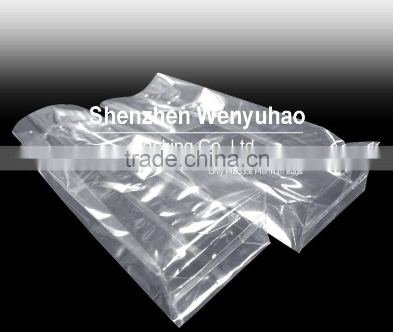 opp self adhesive seal square btoom stand up bag for snacks