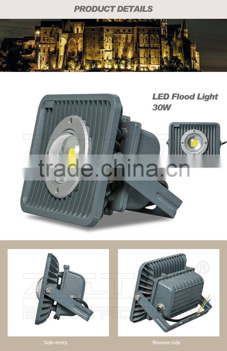 High lumen cob waterproof 30w 3000 lumen led flood light