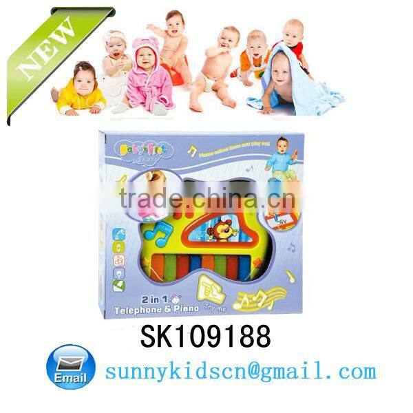 High quality plastic baby music toys baby toy telephone toy