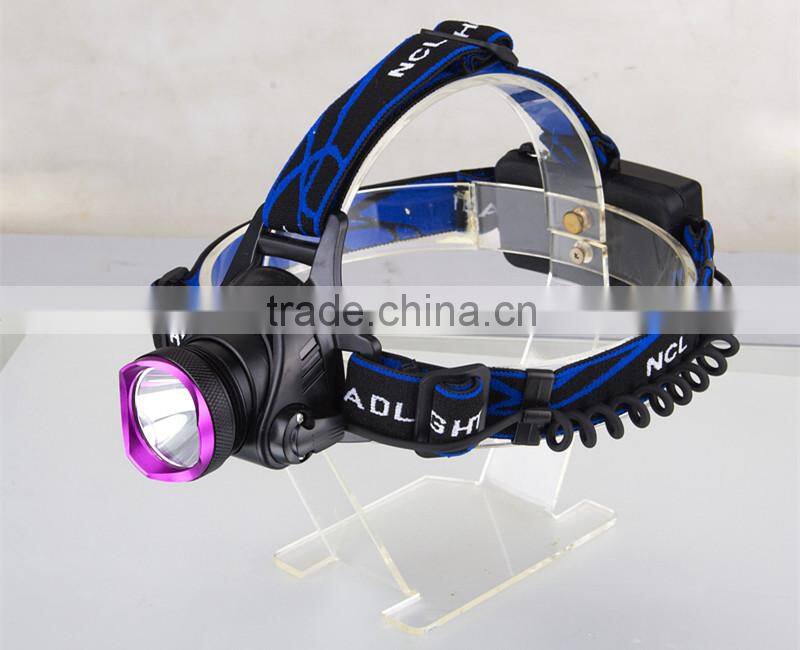 Machfally Wholesale Product 3- Mode 500 Lm XML T6 Led Rechargeable Headlamp 10w Telescopic Zoom Strong Light Headlamp For Camp