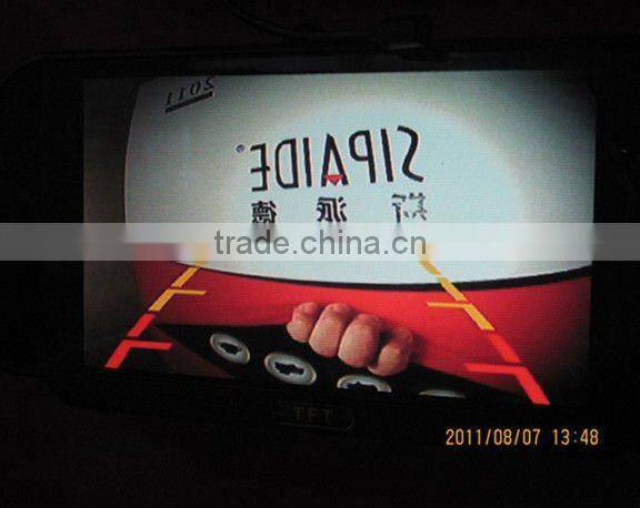 SPD-9001 car accessory with waterproof night vision license plate front parking camera