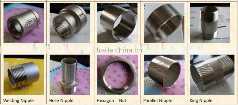 BSP S/steel screwed pipe fittings manufacturer