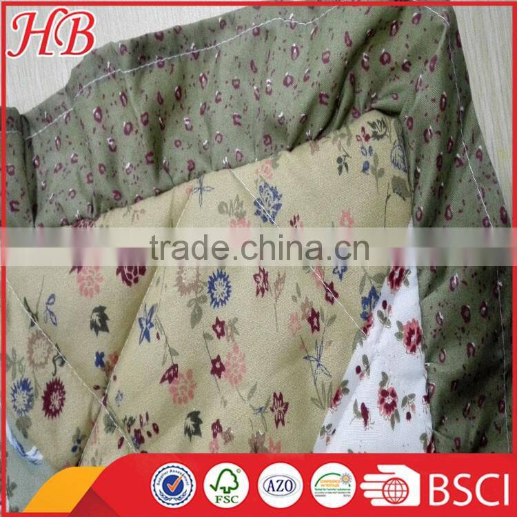 2016 Fashion Design 100% polyester High Quality Service Hot Sale Different Style Plain patchwork quilt