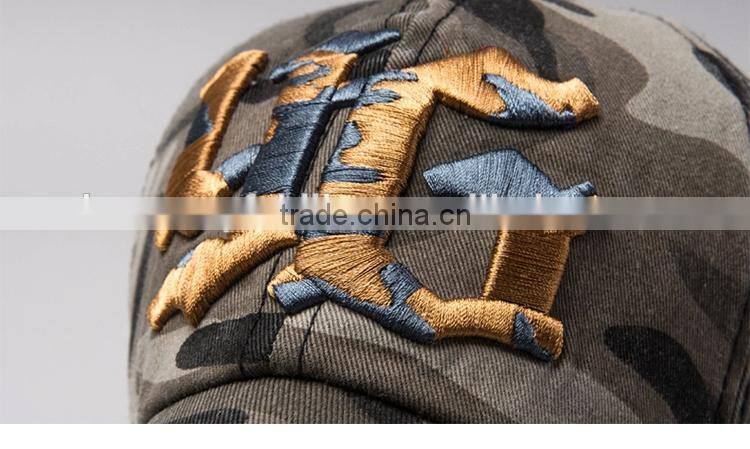 2015 Camouflage Stereo embroidery Leisure time of military cap