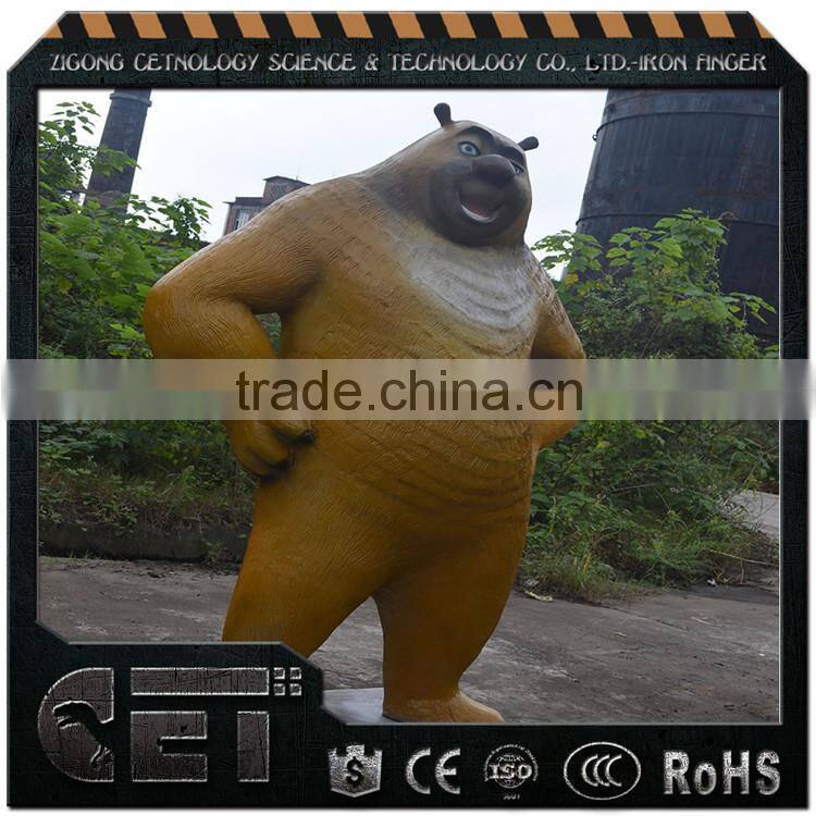 Amusement Park Products Fiberglass Cartoon Characters Model